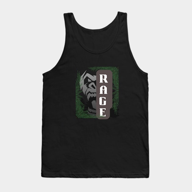 Rage Tank Top by AlmostMaybeNever